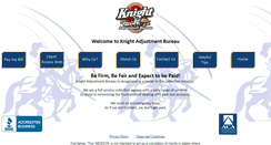 Desktop Screenshot of knightadj.com